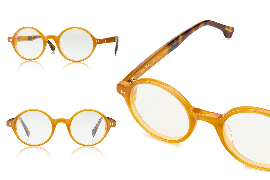 Fotografia de gafas de vista para la marca Raval eyewear