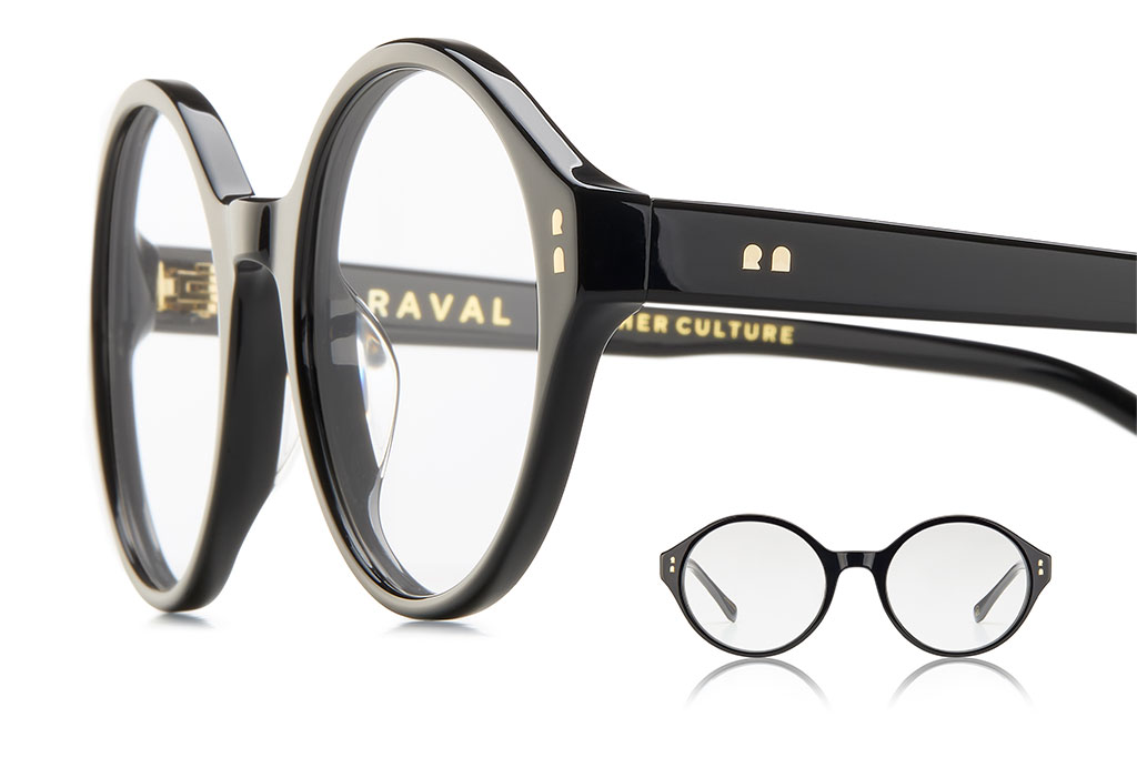 Fotografia de gafas de vista para la marca Raval eyewear