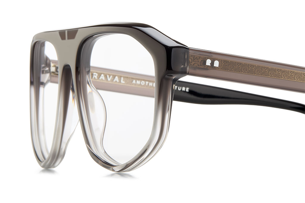 Fotografia de gafas de vista para la marca Raval eyewear