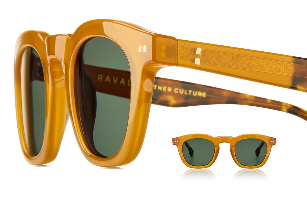 Fotografia de gafas de sol para la marca Raval eyewear