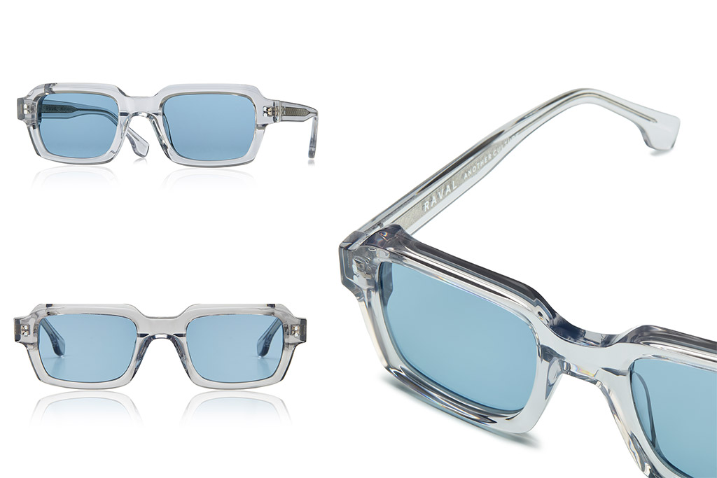 Fotografia de gafas de sol para la marca Raval eyewear