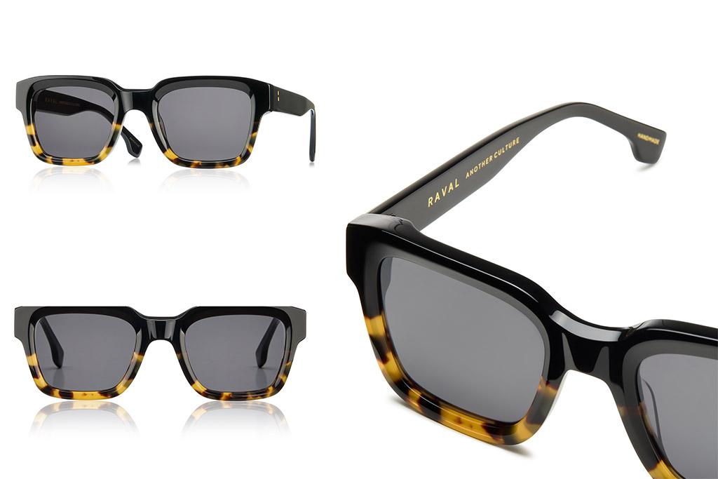Fotografia de gafas de sol para la marca Raval eyewear