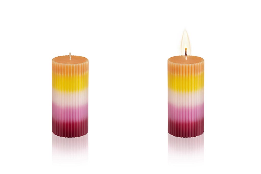 Fotografía de velas artesanas