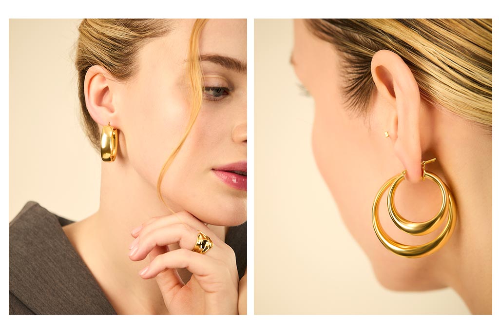 Fotografía de joyas con modelo