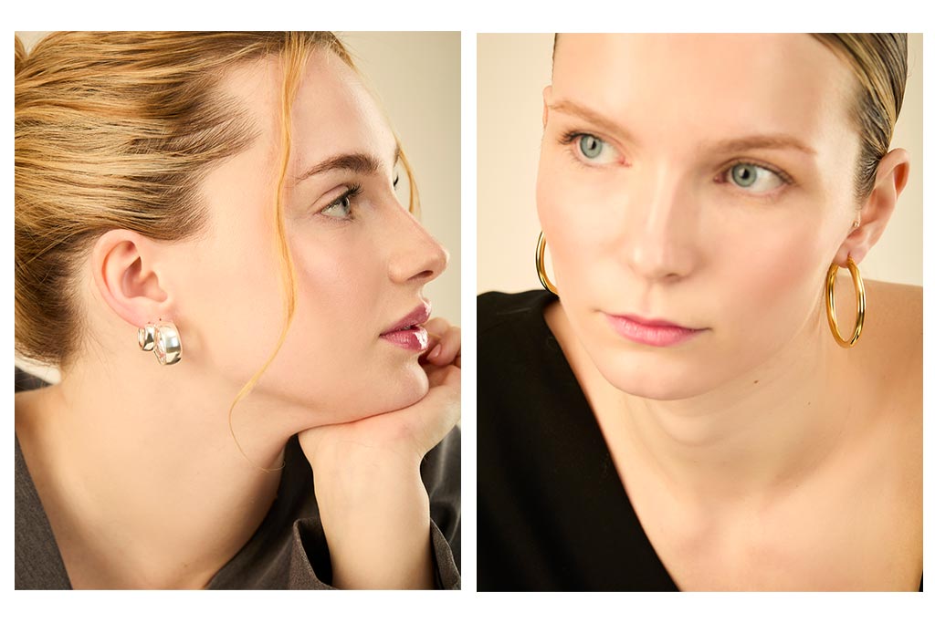 Fotografía de joyas con modelo