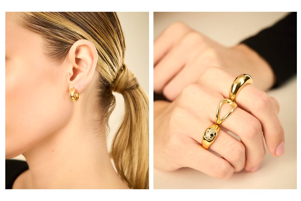Fotografía de joyas con modelo