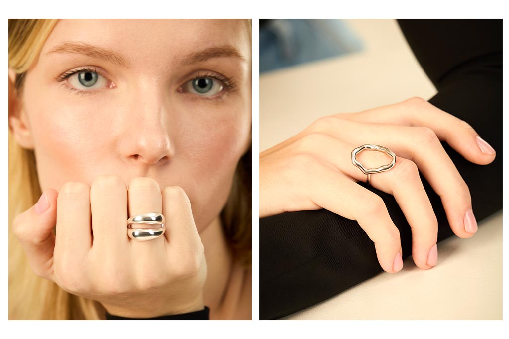 Fotografía de joyas con modelo
