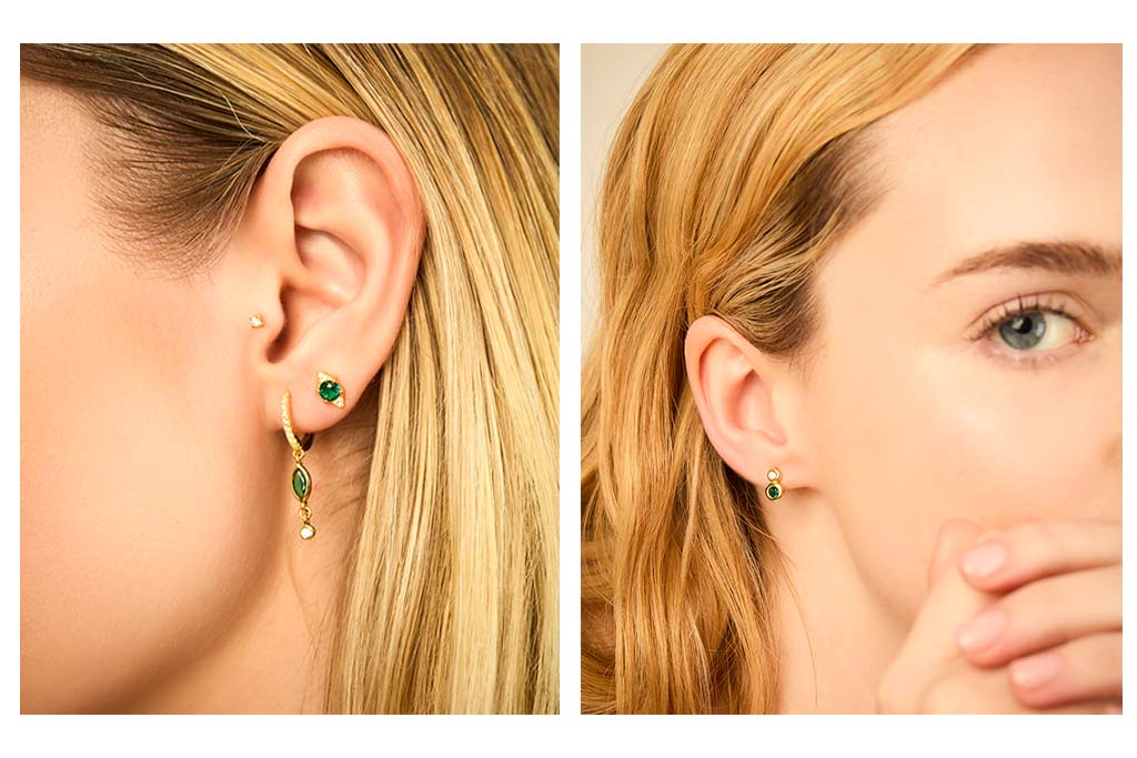 Fotografía de joyas con modelo