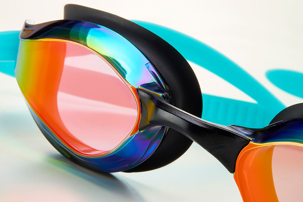 Fotografía de gafas de natación