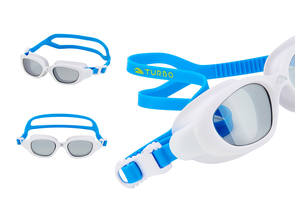 Fotografía de gafas de natación