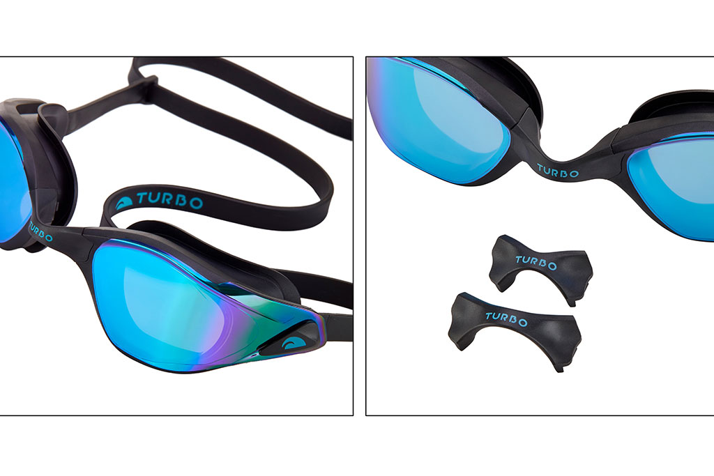 Fotografía de gafas de natación