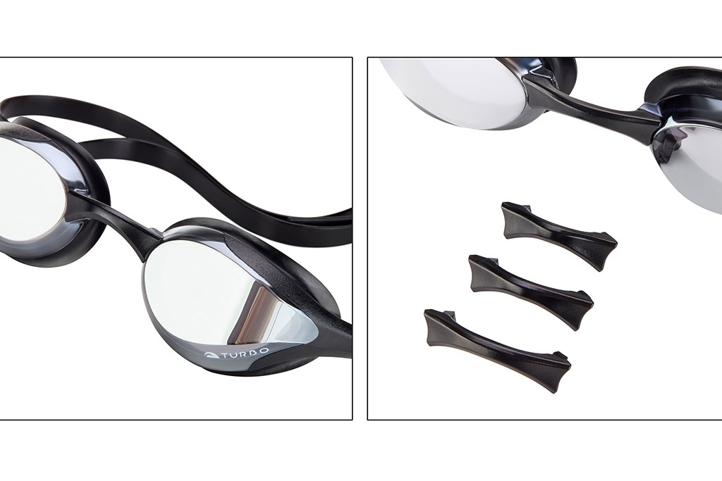 Fotografía de gafas de natación