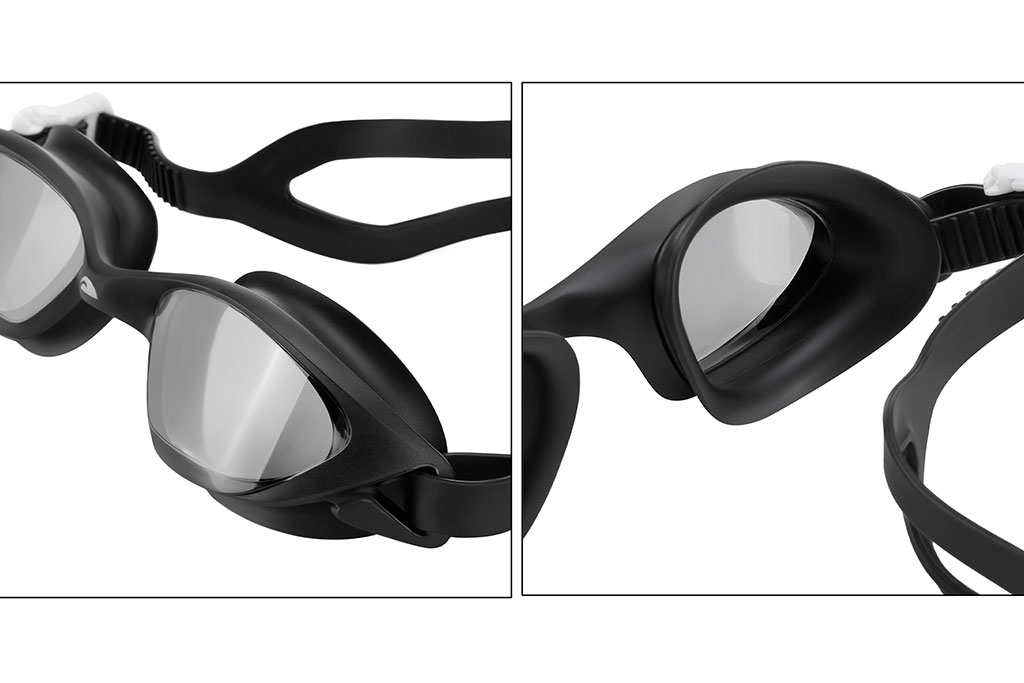 Fotografía de gafas de natación
